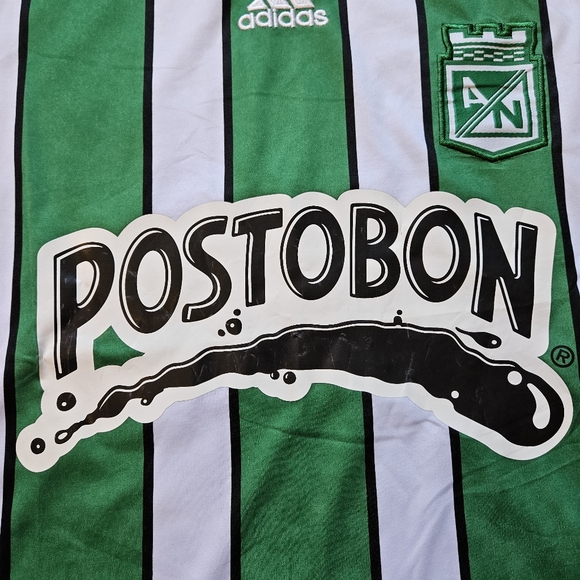 Atletico Nacional Colombia Soccer Adidas Home Jersey 2009-2010 Size Large RARE - Picture 5 of 10